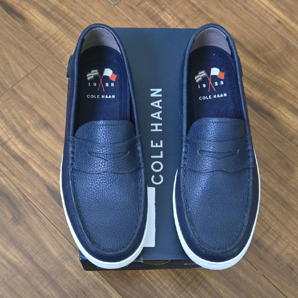 Cole Haan Navy Loafers for Men